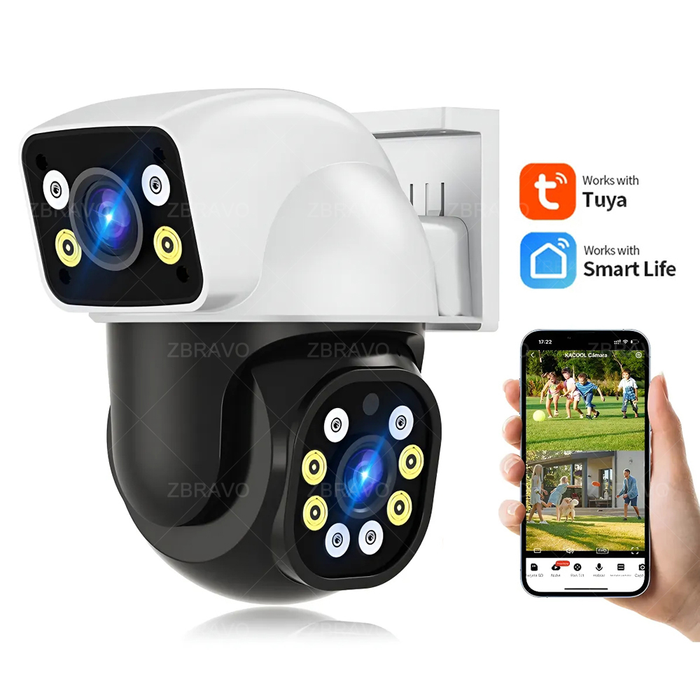 Home Security And Monitoring - Smartlife 8MP WiFi Tuya 야외 카메라