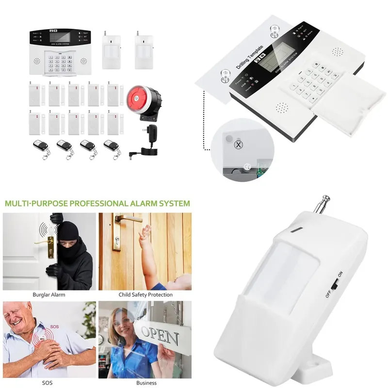Home Security Wireless - 주택 도난 경보기 키트 자동 다이얼