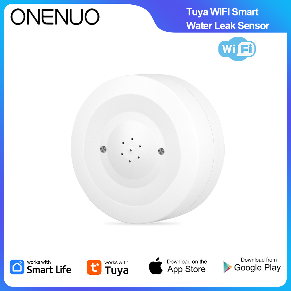 Home Security And Monitoring - ONENUO WiFi Tuya 누수 센서 홍수