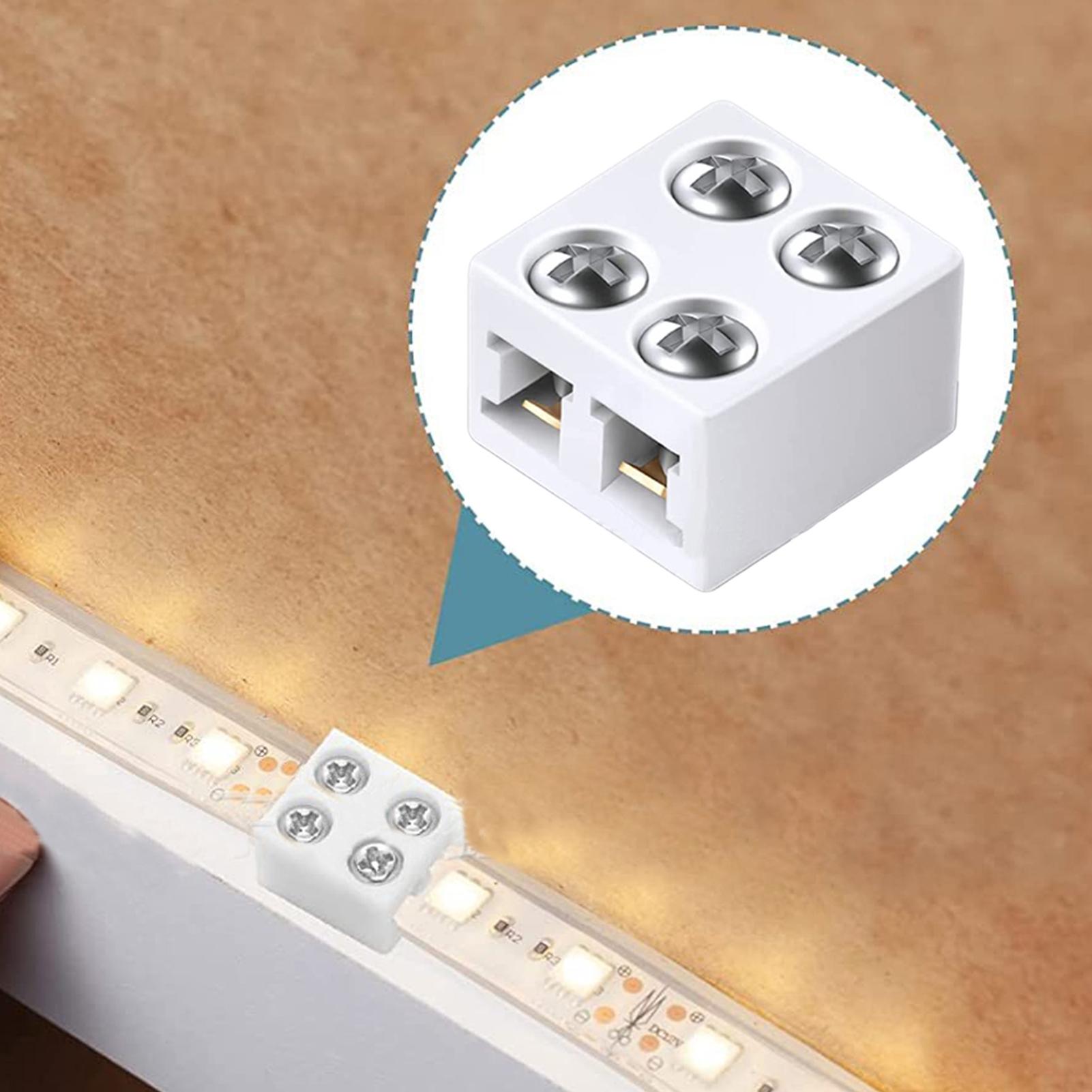 Home Security Providers - LED 스트립 커넥터 8mm 무땜납 스트립
