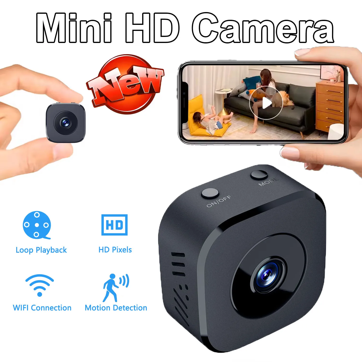 Home Security No Wifi Needed - 보안 카메라 미니 풀 컬러 나이트