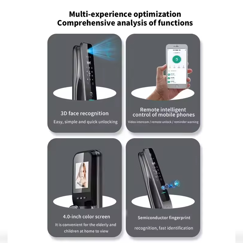 HX5 스마트 도어락 3D 얼굴인식 WiFi 디지털 전 - Home Security Door 리뷰 및 가격