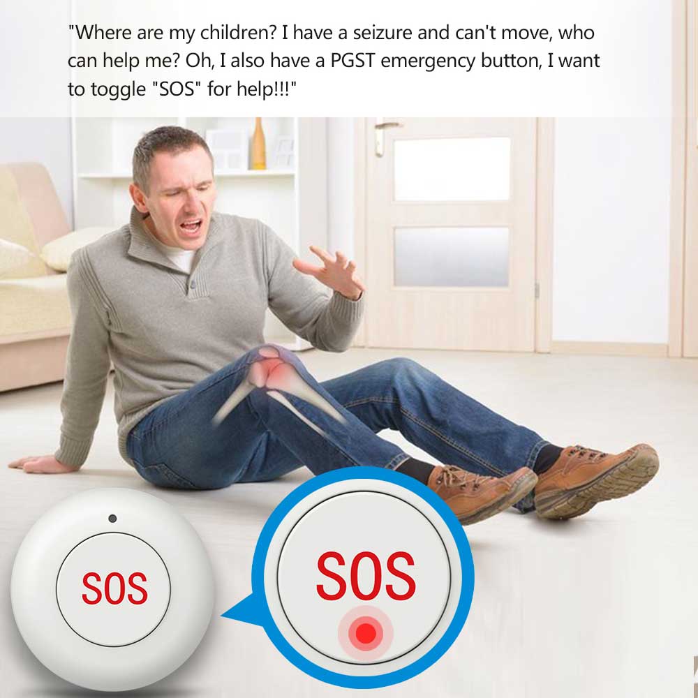 무선 SOS 버튼 스마트 홈 게이트 보안 초인종 433 - Home Security Business 리뷰 및 가격
