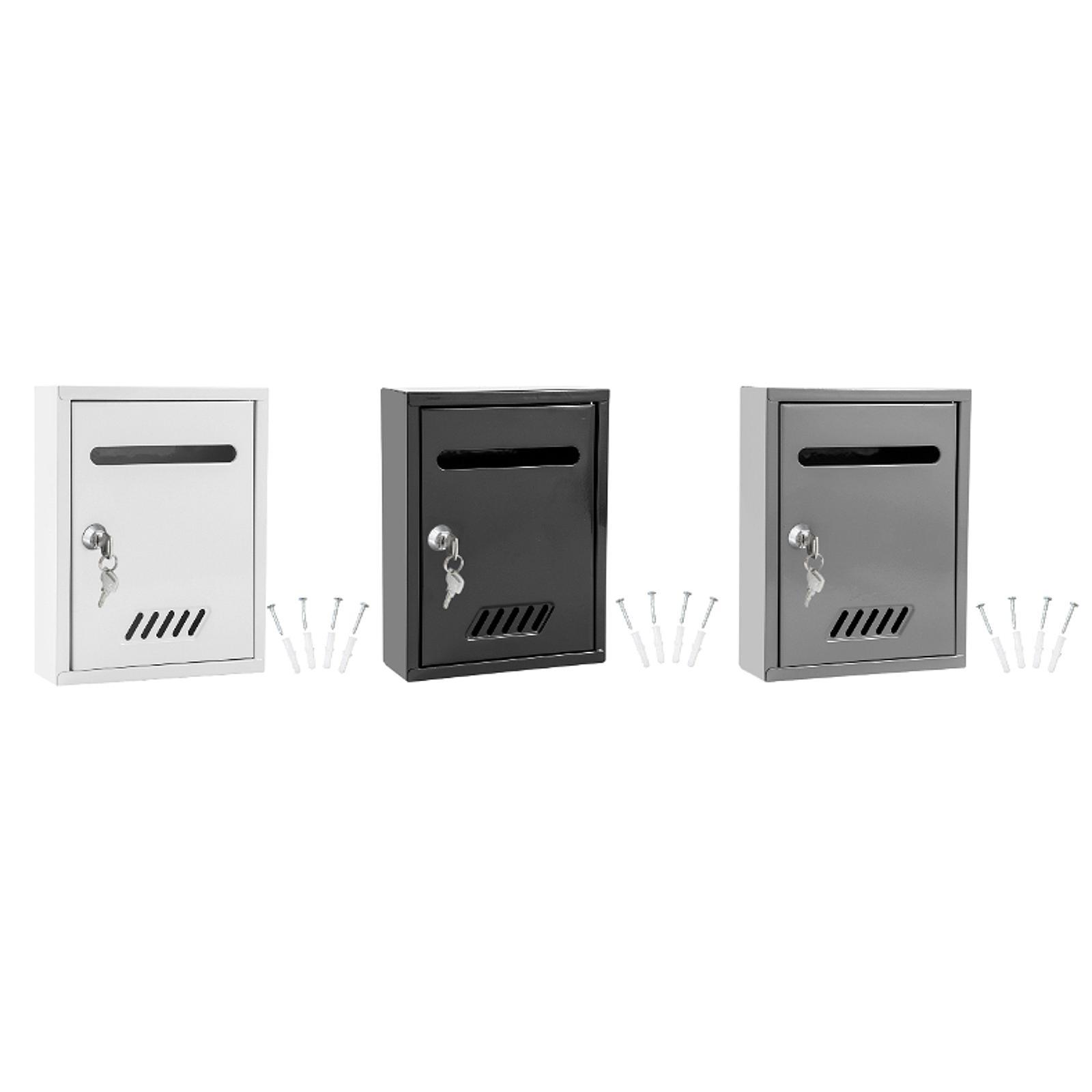벽걸이 우편함 잠금 우편함, 방풍 금속 우편함, 보안  - Home Security Letters 리뷰 및 가격