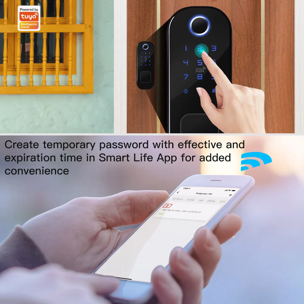 MOES 와이파이 투야 스마트 도어락, 지문 잠금, 스 - Home Security Locks For Doors 리뷰 및 가격
