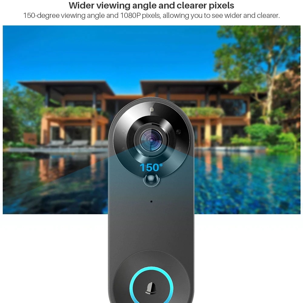 Tuya 1080P 무선 WIFI 초인종 비디오 인터콤 - Home Security No Wifi Needed 리뷰 및 가격