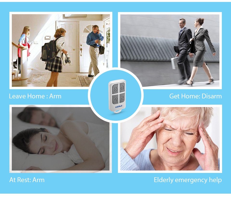 KERUI 무선 고성능 휴대용 원격 제어 키 체인, 와 - Home Security And Monitoring 리뷰 및 가격
