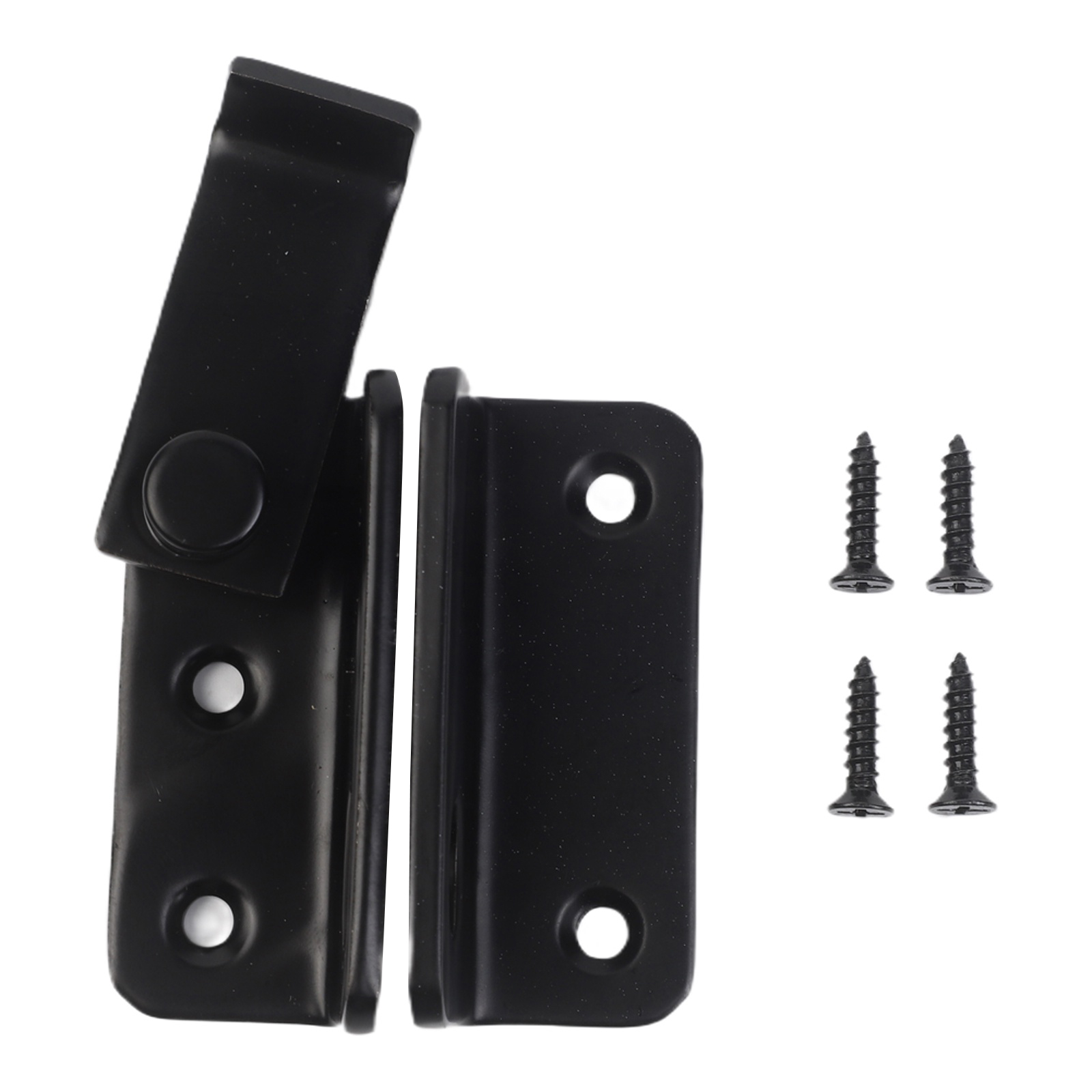 1Pc 블랙 스테인레스 스틸 잠금식 래치 2 in 1  - Home Security Door 리뷰 및 가격