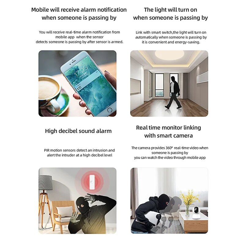 투야 와이파이 지그비 PIR 모션 센서 스마트 홈 인체 - Home Security Alexa 리뷰 및 가격