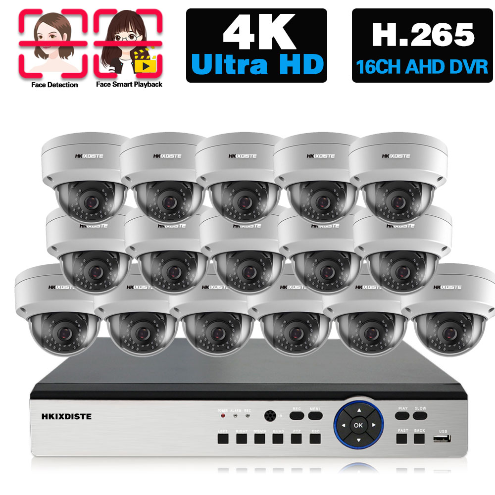 4K 울트라 HD AHD 카메라 비디오 감시 키트 8M - Home Security Kit With Camera 리뷰 및 가격