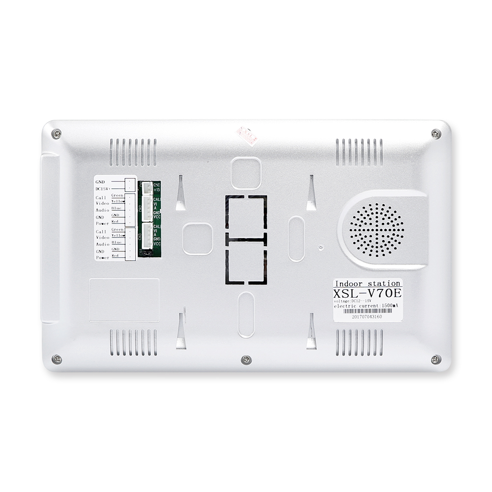 4선식 2가족용 비디오 도어폰 인터콤 시스템 7인치 모 - Home Security Kit With Camera 리뷰 및 가격