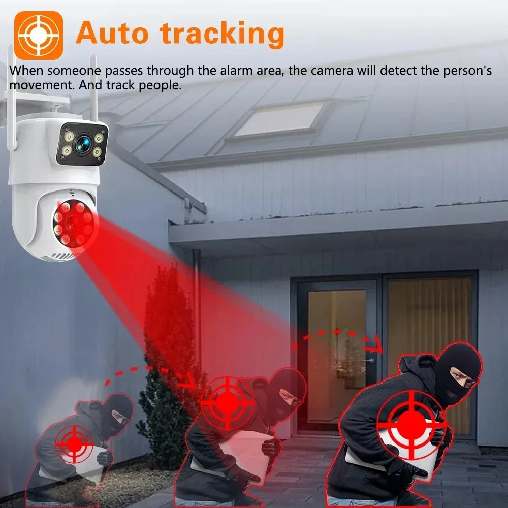 10채널 CCTV 보안 4K 듀얼 렌즈 PTZ 카메라  - Home Security Kit With Camera 리뷰 및 가격
