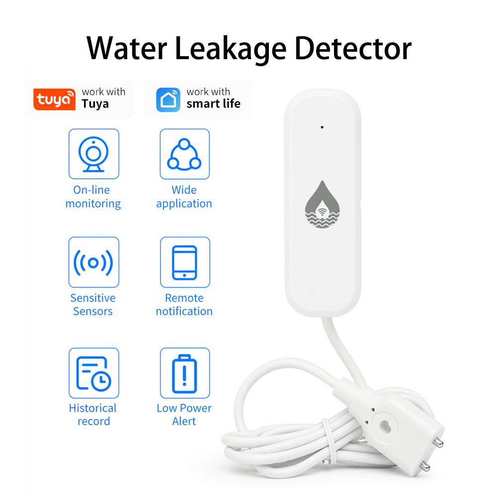 YFK WiFi/Zigbee 누수 경보 센서 Tuya  - Home Security And Monitoring 리뷰 및 가격
