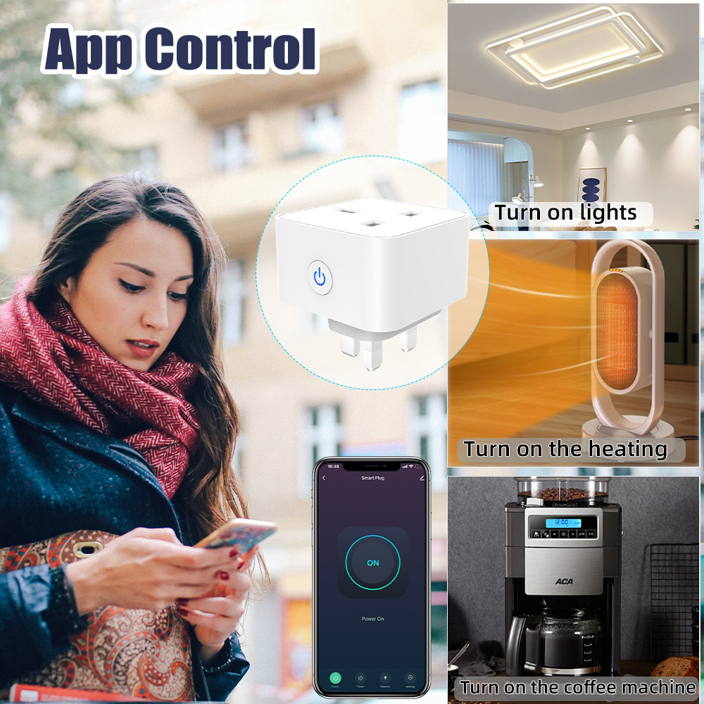 Tuya 스마트 소켓 16A/20A WiFi 또는 Zi - Home Security Alexa 리뷰 및 가격