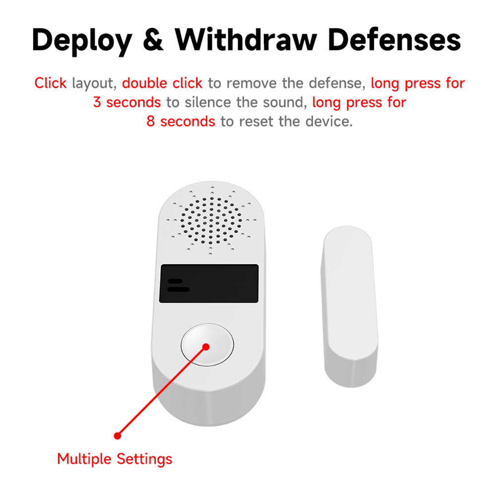 Tuya Zigbee 무선 도어 윈도우 접촉 센서 13 - Home Security Alexa 리뷰 및 가격