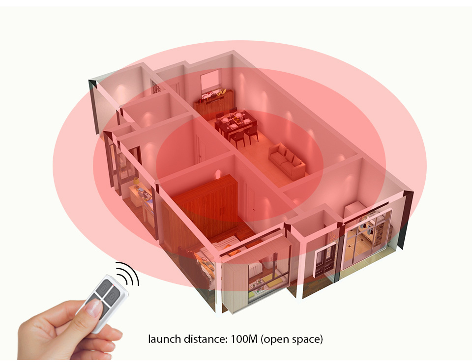 RC531 무선 휴대용 원격 제어 4 버튼 키체인 WI - Home Security And Monitoring 리뷰 및 가격
