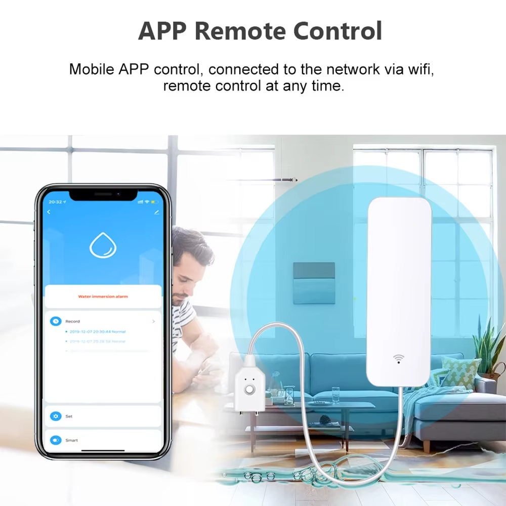 ZigBee WiFi 누수 센서 홍수 누출 경보 감지기 - Home Security Business 리뷰 및 가격