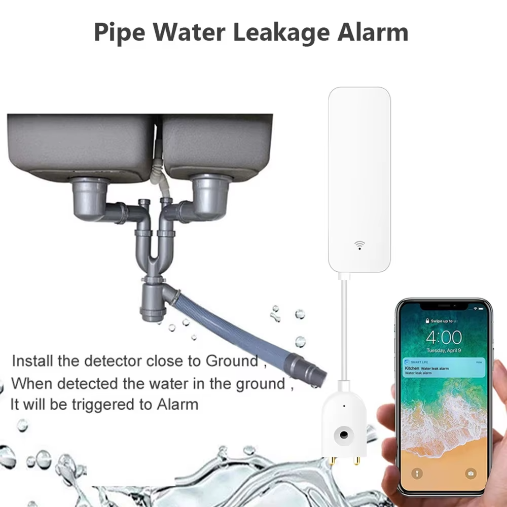 ZigBee WiFi 누수 센서 홍수 누출 경보 감지기 - Home Security Business 리뷰 및 가격