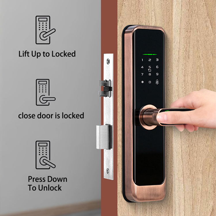 디지털 스마트 도어락 비밀번호 홈 우드 소형 전자 미니 - Home Security Door 리뷰 및 가격