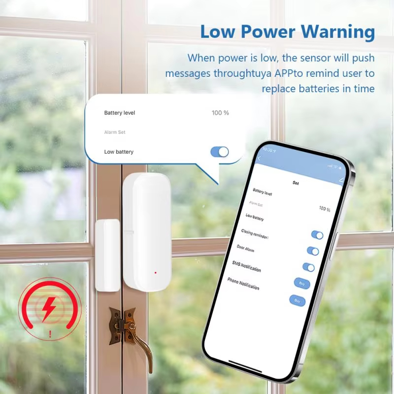 ZigBee 무선 도어 윈도우 센서 스마트 홈 자기 보 - Home Security Alexa 리뷰 및 가격