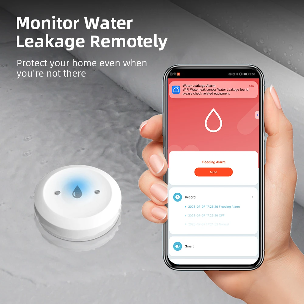 투야 스마트홈용 지그비 누수 감지 센서, 홍수 안전 알 - Home Security Alexa 리뷰 및 가격