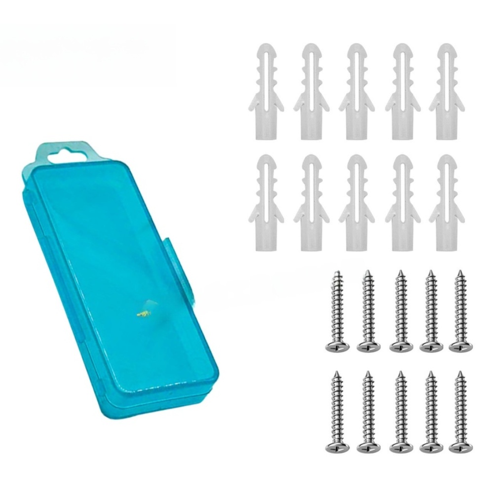 20PCS 플라스틱 확장 튜브 나사 벽 앵커 키트(가정 - Home Security Project 리뷰 및 가격