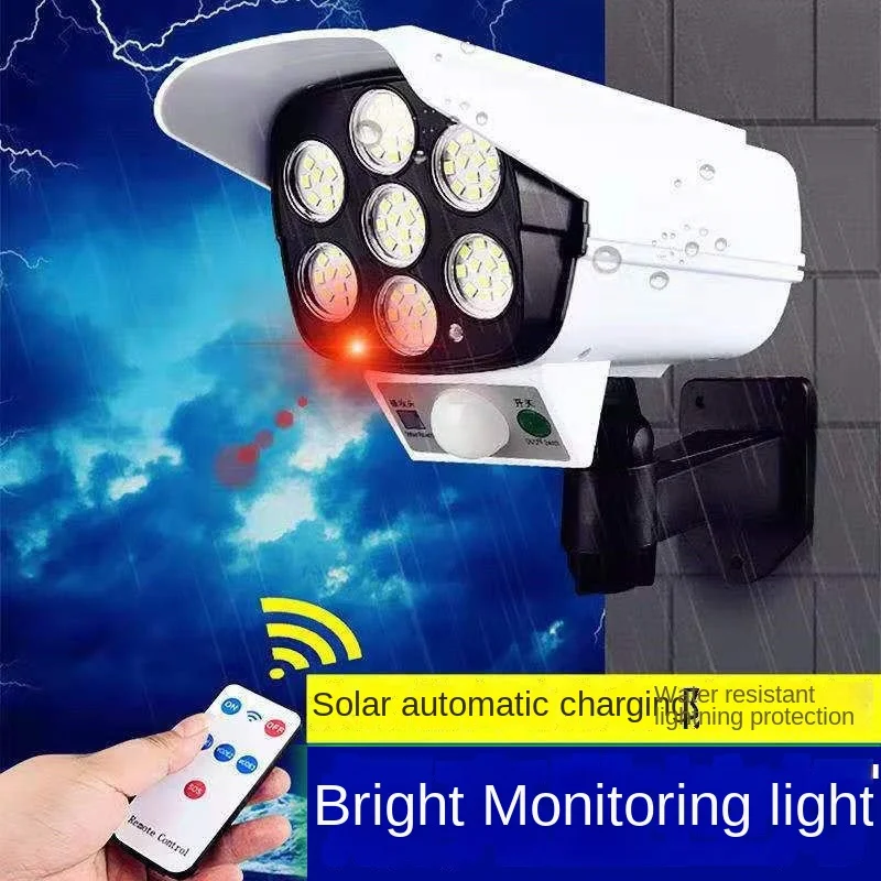 야외 태양 빛 모션 센서 보안 더미 카메라 무선 홍수  - Home Security And Monitoring 리뷰 및 가격