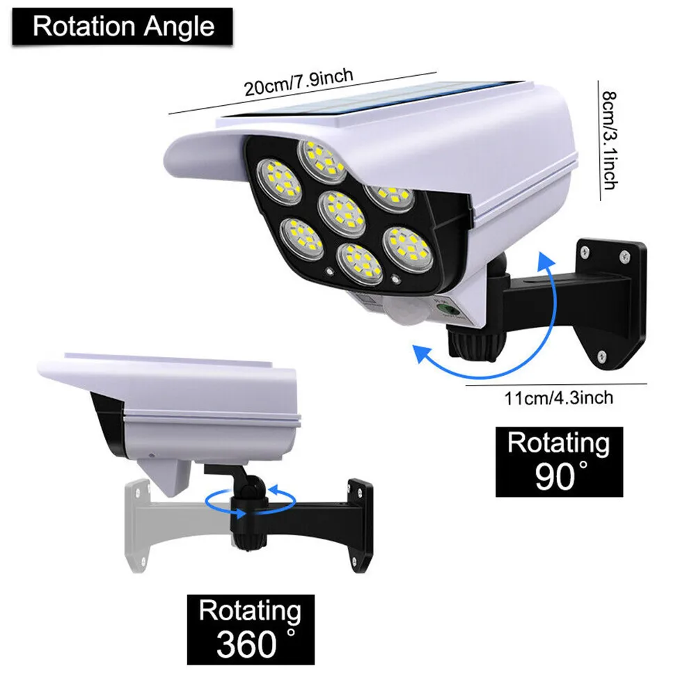 야외 태양 빛 모션 센서 보안 더미 카메라 무선 홍수  - Home Security And Monitoring 리뷰 및 가격
