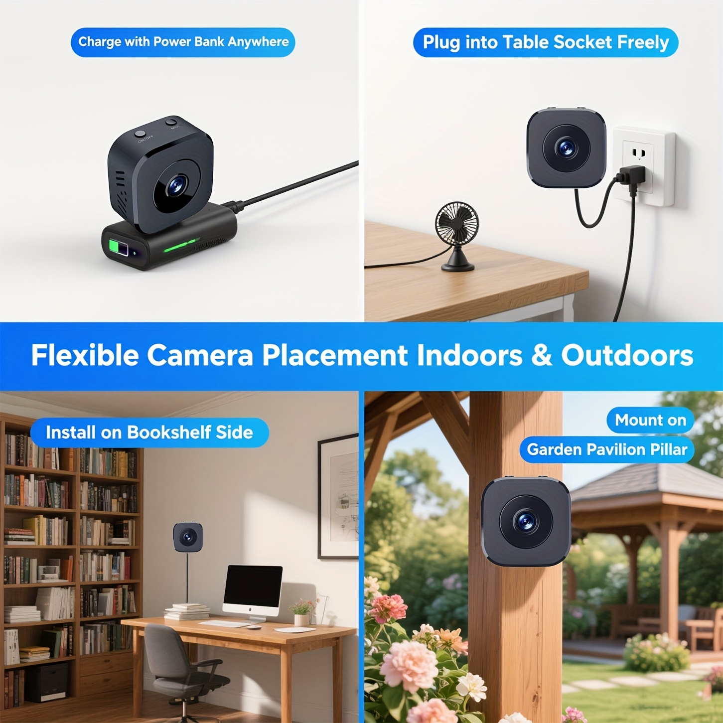1080P HD 미니 WiFi 카메라 실내 안전 보안  - Home Security And Monitoring 리뷰 및 가격