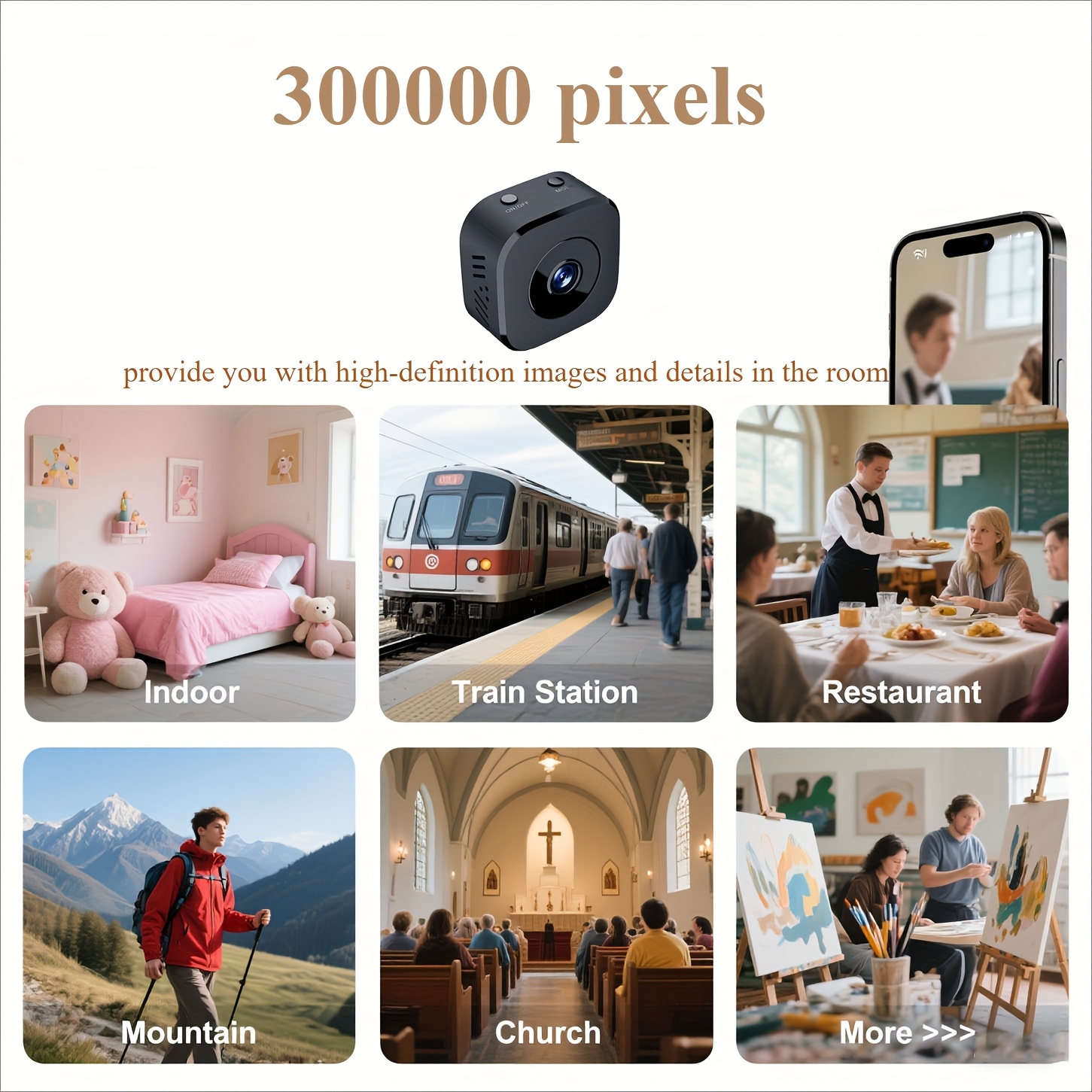 1080P HD 미니 WiFi 카메라 실내 안전 보안  - Home Security And Monitoring 리뷰 및 가격