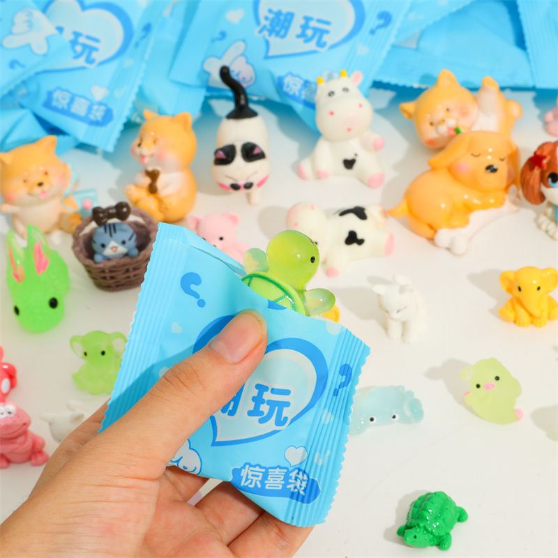 40개/세트 랜덤 만화 블라인드 박스 코끼리 동물 미니 - Home Security Items 리뷰 및 가격