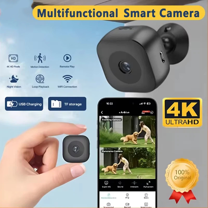 레노버 스마트 4K HD 미니 카메라 풀컬러 야간 투시 - Home Security No Wifi Needed 리뷰 및 가격