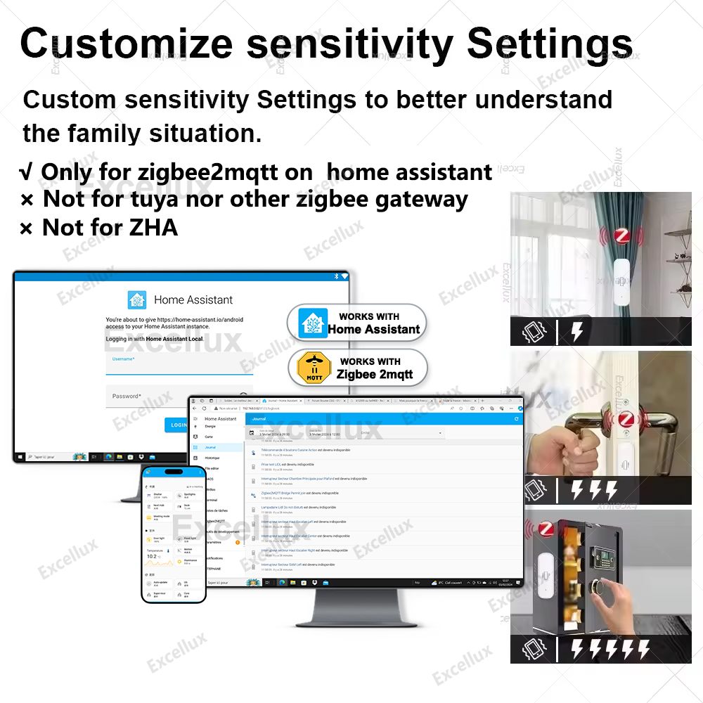 Zigbee 스마트 진동 센서 홈 보안 보호 실시간 모 - Home Security And Monitoring 리뷰 및 가격