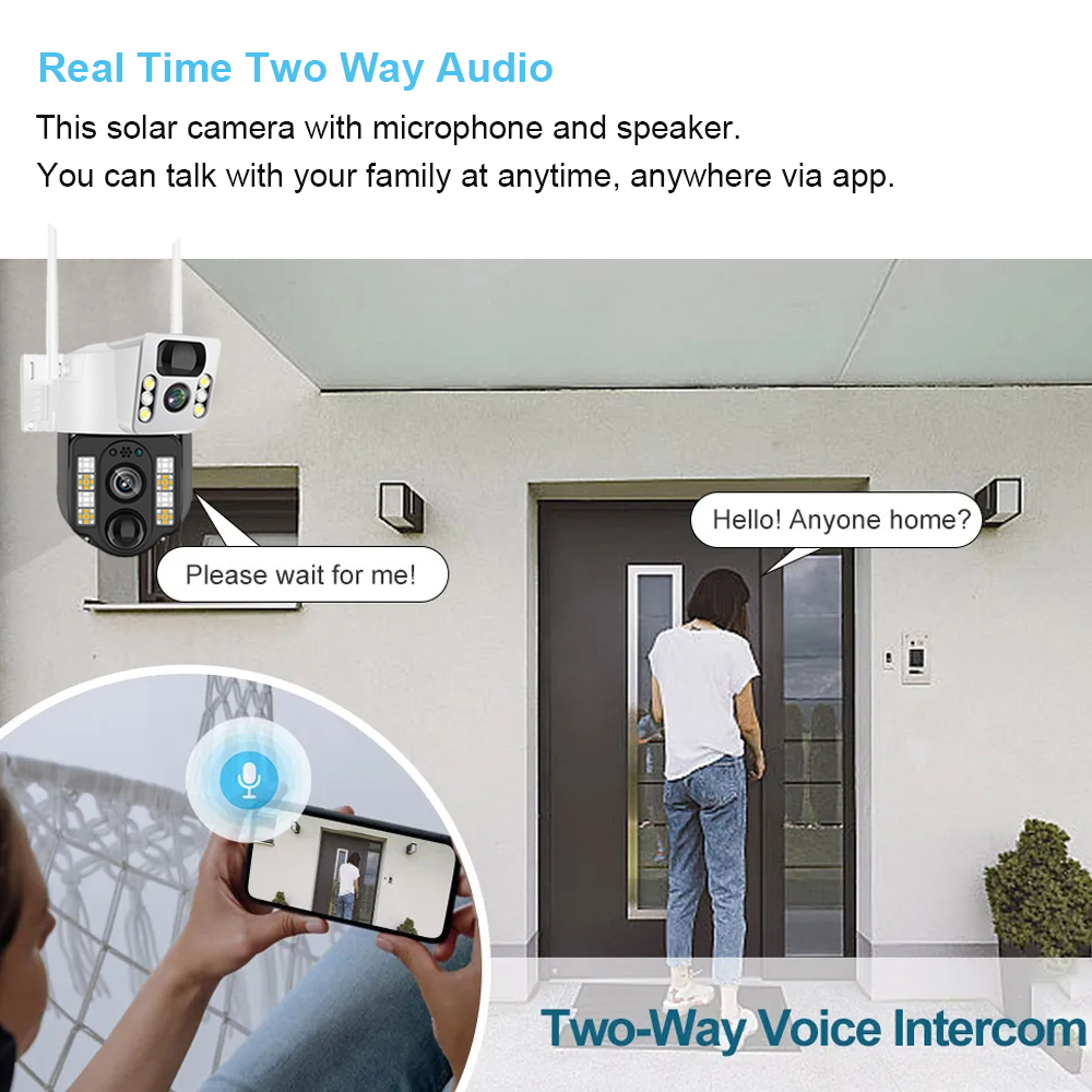 와이파이 4G 태양광 IP CCTV 감시 카메라, 야외 - Home Security No Wifi Needed 리뷰 및 가격