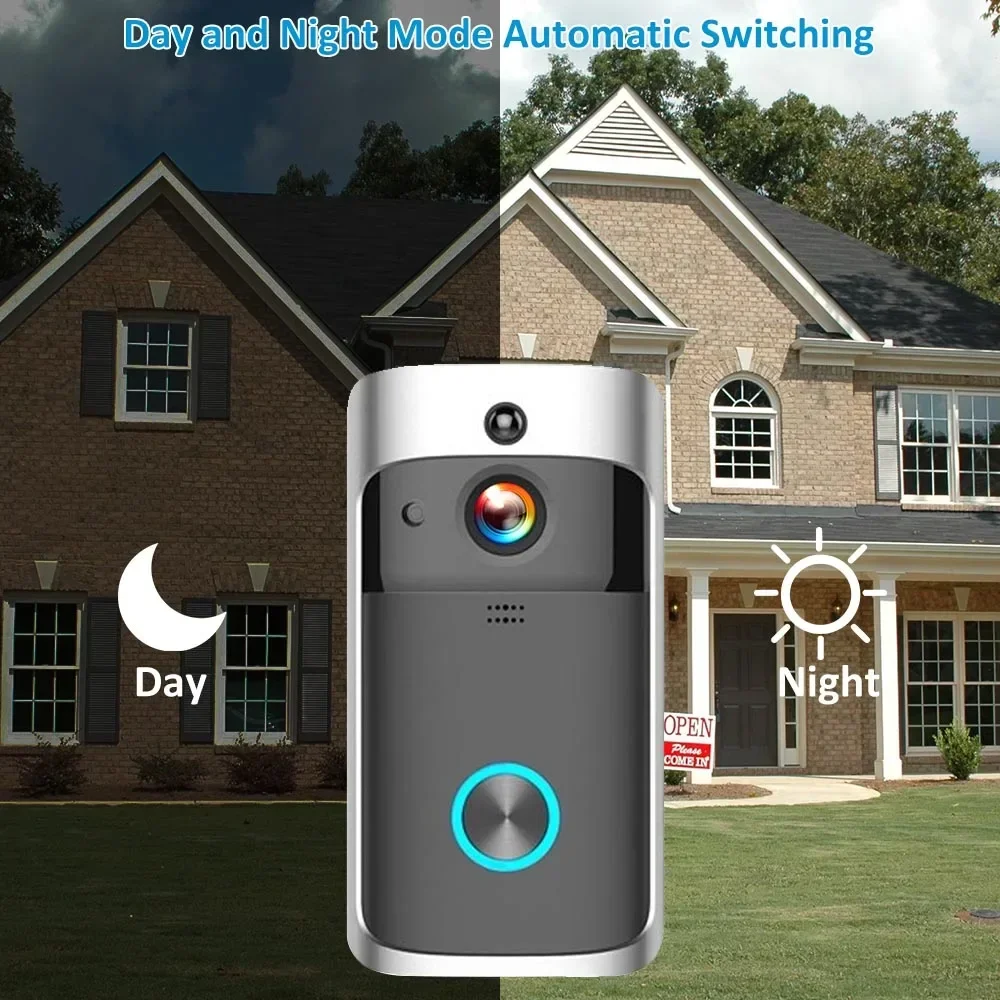 720P HD 스마트 홈 무선 WIFI 초인종 카메라  - Home Security No Wifi Needed 리뷰 및 가격