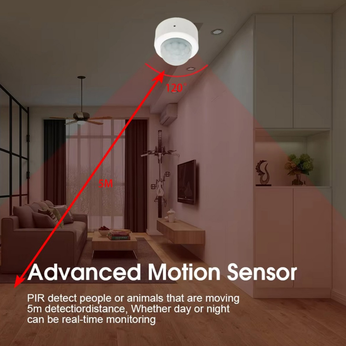 Zigbee3.0 미니 PIR 인간 모션 센서 무선 적 - Home Security Alexa 리뷰 및 가격