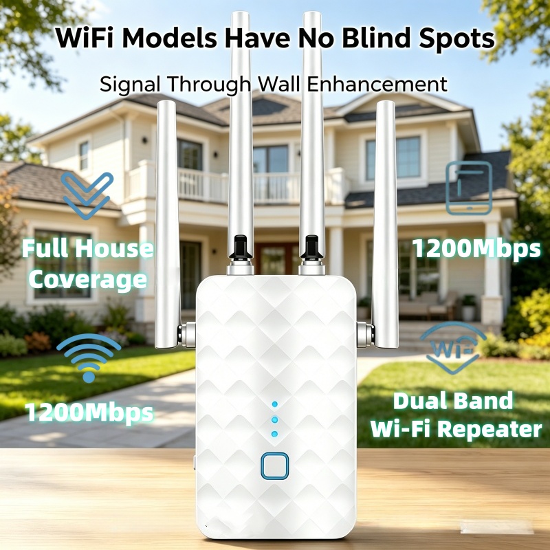 1200Mbps WiFi 리피터 무선 2.4G/5GHz - Home Security Wireless 리뷰 및 가격