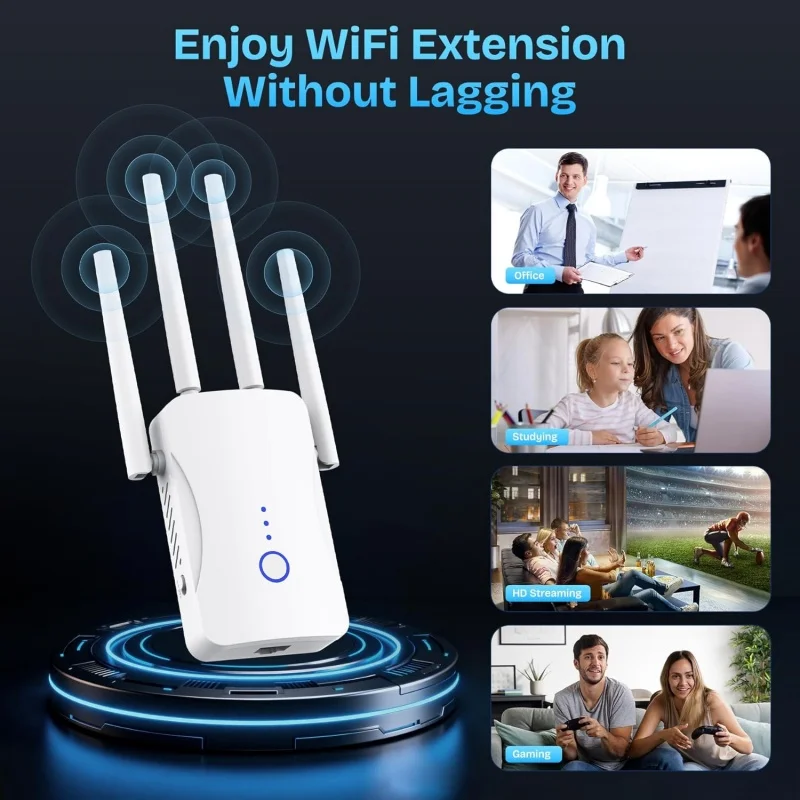 2.4G/5GHz 듀얼 밴드 와이파이 리피터 1200M - Home Security Wireless 리뷰 및 가격